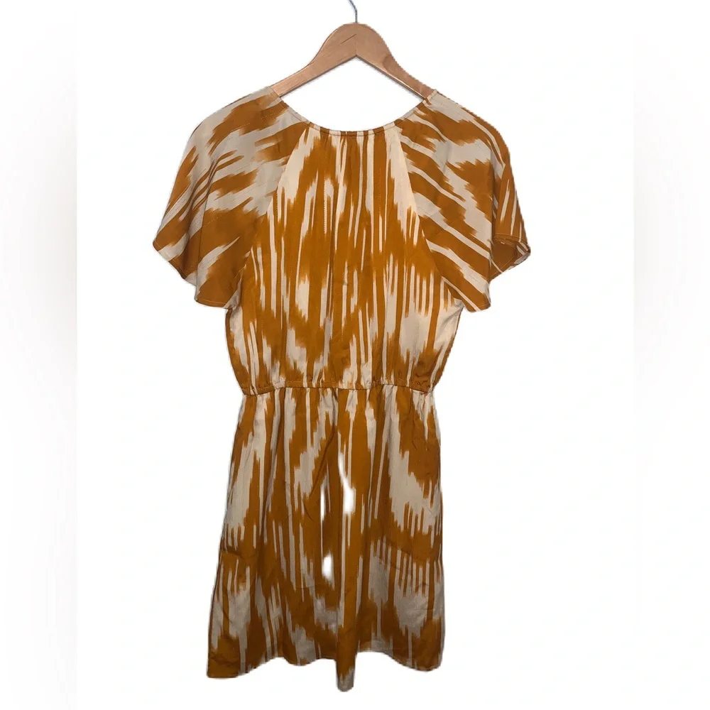 J.Crew Ikat Print Silk Dress Size 14 NWT